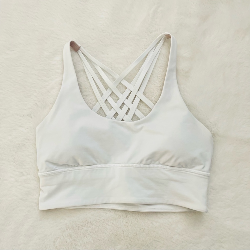 Lululemon Athletica White Free to Be Moved Bra 8 - Picture 6 of 11
